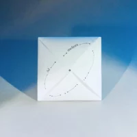 Poème origami Ad meliora Recto