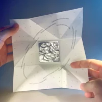 Poème origami Coordonnées