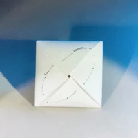 Poème origami La battue Recto