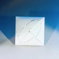 Poème origami La chasse Recto