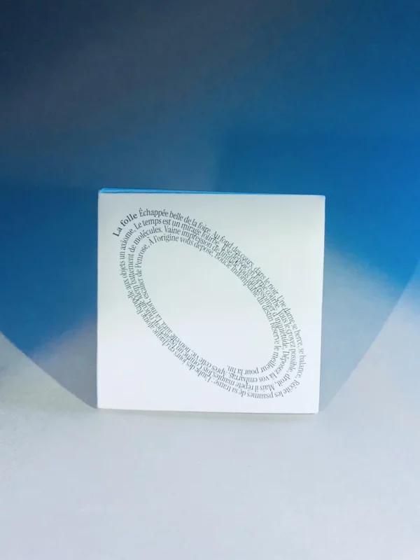 Poème origami La folle Verso