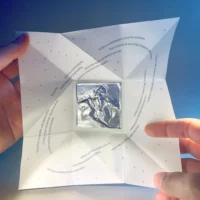 Poème origami La prière