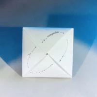 Poème origami Le comptable Recto