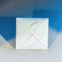 Poème origami L'inconnu Recto