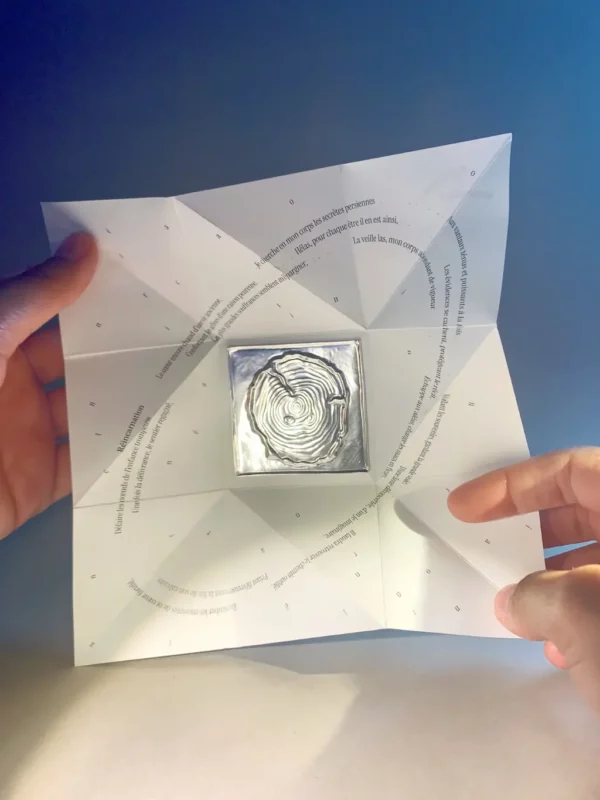 Poème origami Réincarnation